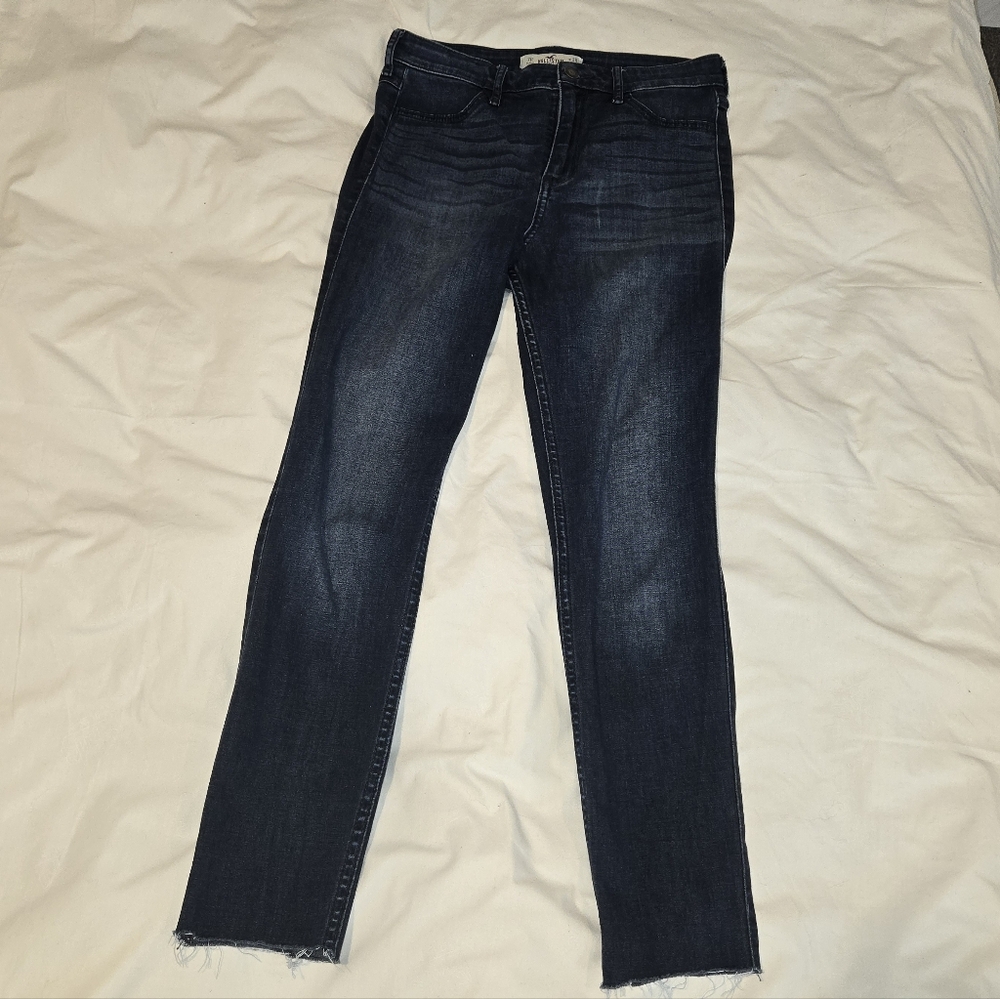 Hollister Dark Indigo Skinny Ankle Jeans